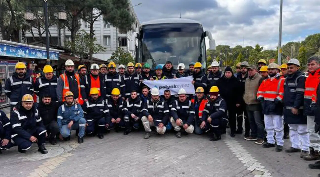 Polyak Maden kurtarma timi Kınık’tan yola çıktı