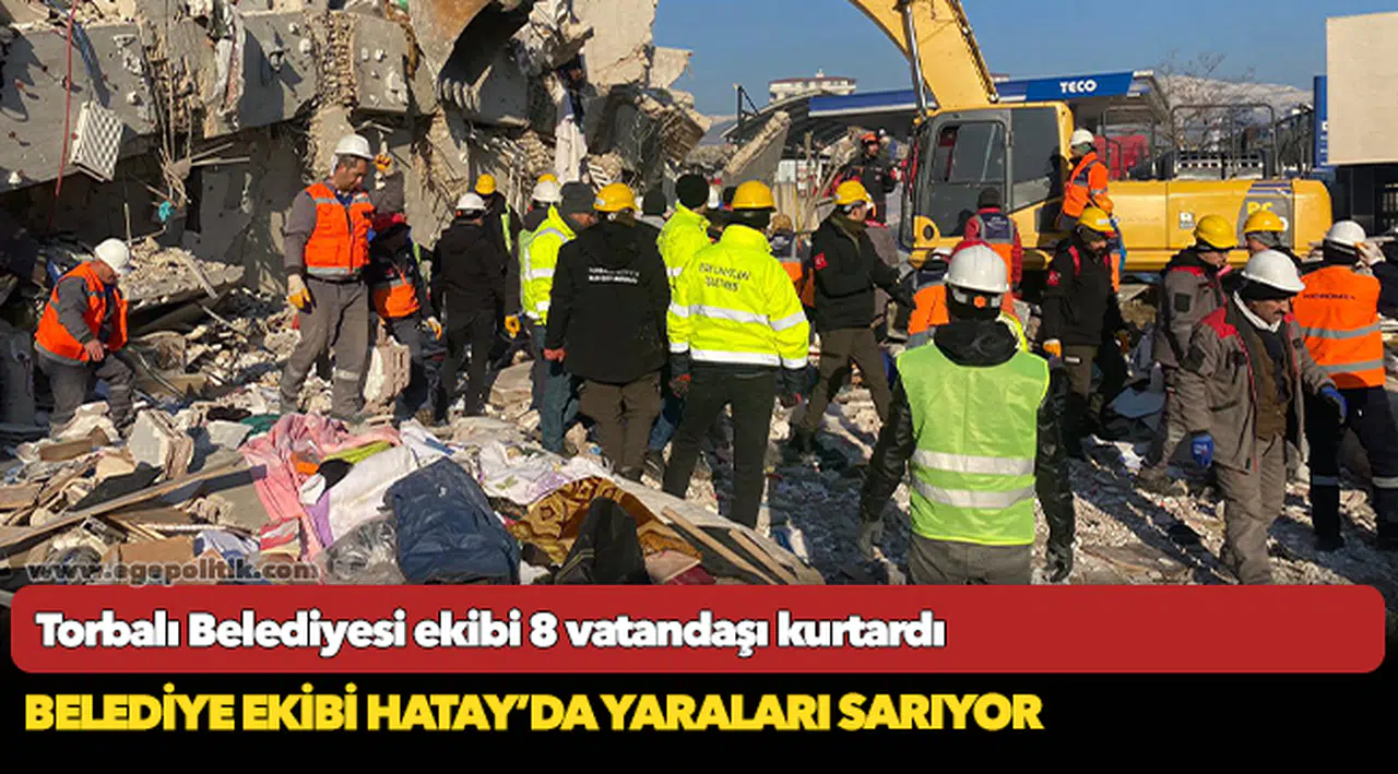Torbalı Belediyesi ekibi 8 vatandaşı kurtardı