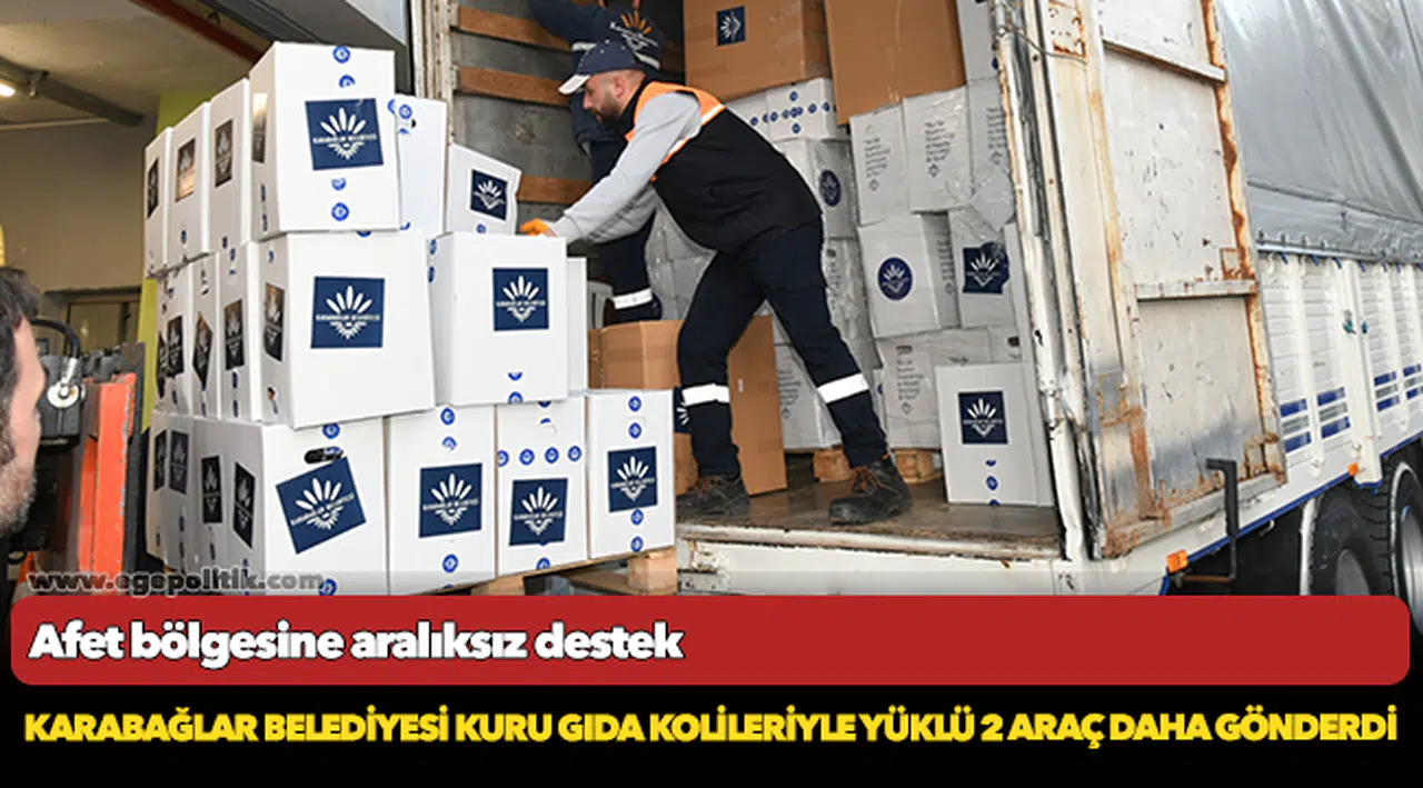 Afet bölgesine aralıksız destek