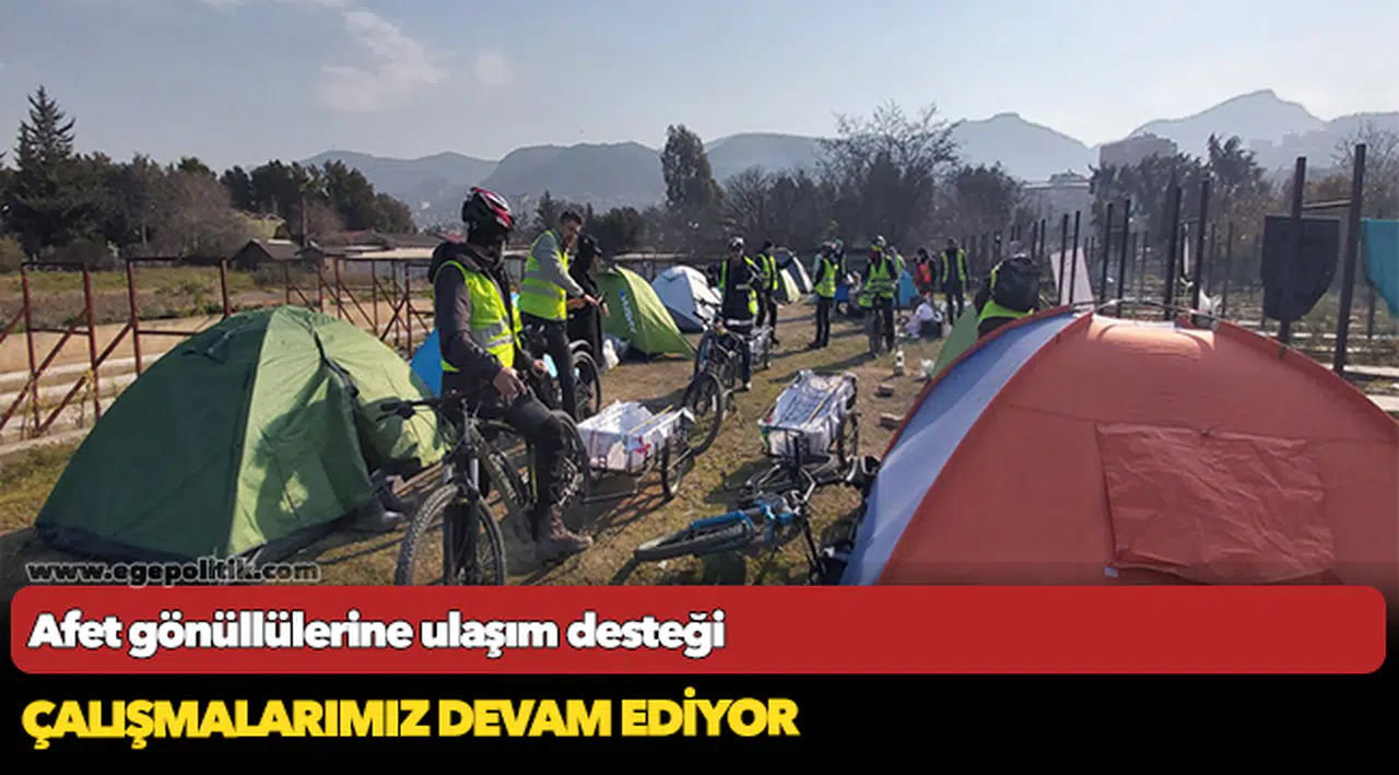 Afet gönüllülerine ulaşım desteği
