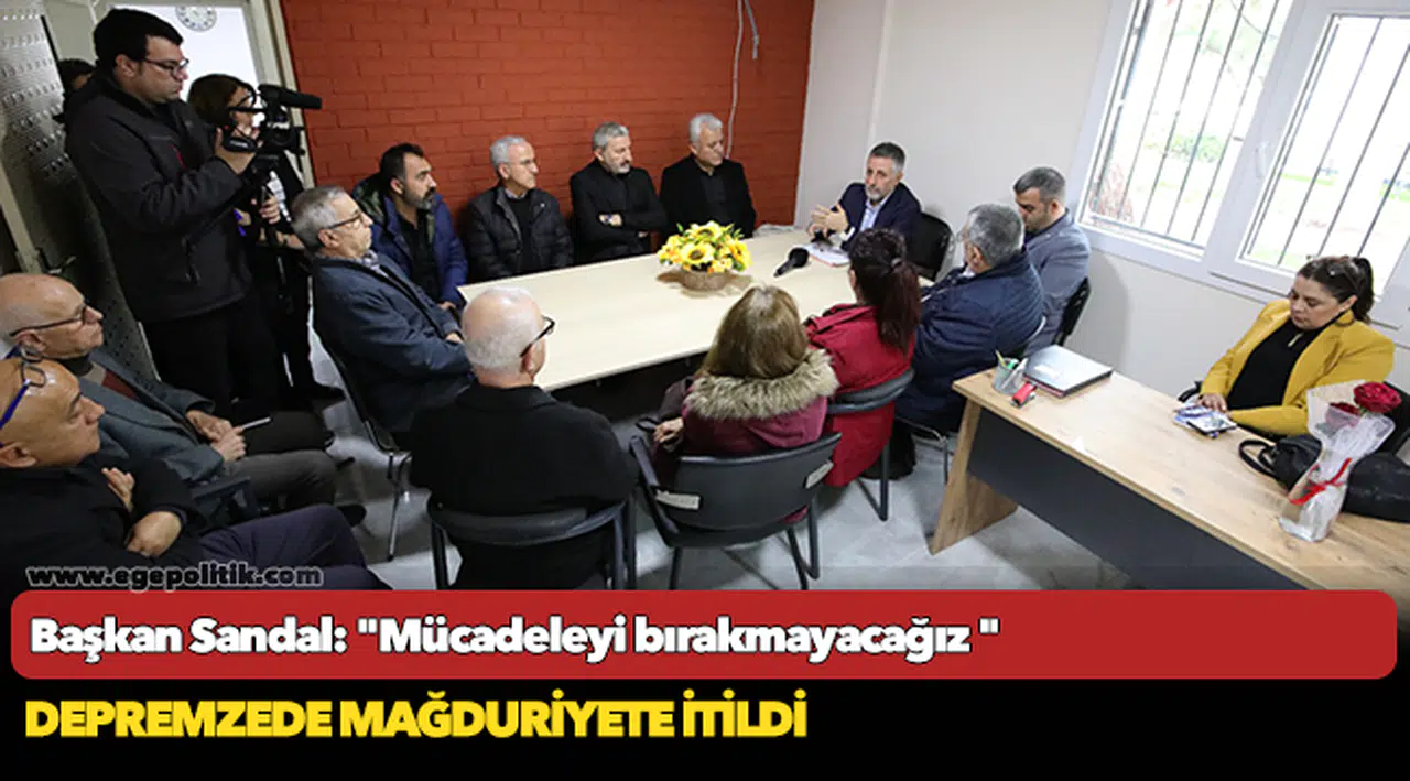 Başkan Sandal: "Mücadeleyi bırakmayacağız "