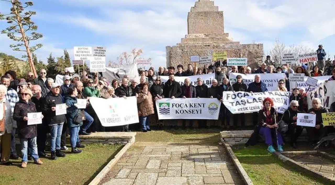 Foça taş ocağı ÇED süreci iptal edildi