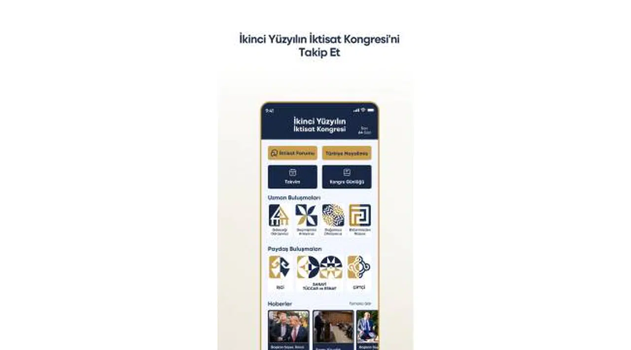 İkinci Yüzyılın İktisat Kongresi'nin mobil uygulaması yayında