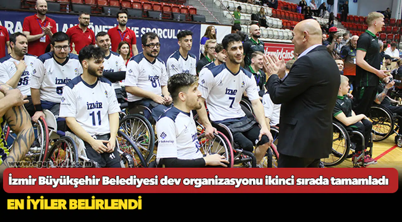 İzmir Büyükşehir Belediyesi dev organizasyonu ikinci sırada tamamladı