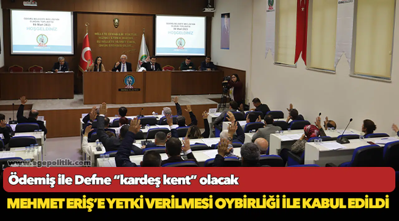 Ödemiş ile Defne “kardeş kent” olacak
