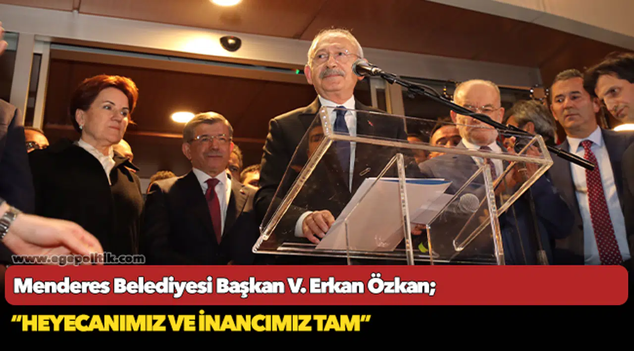 Özkan, "Heyecanımız ve inancımız tam"