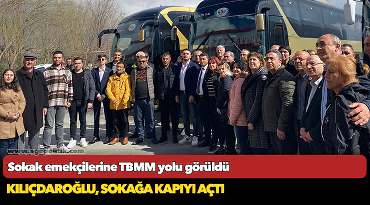 Sokak emekçilerine  TBMM yolu görüldü