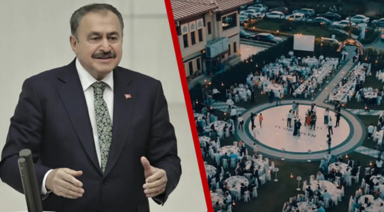 Bakanın belediyeye tahsis ettiği ormana dünürü düğün salonu yaptı