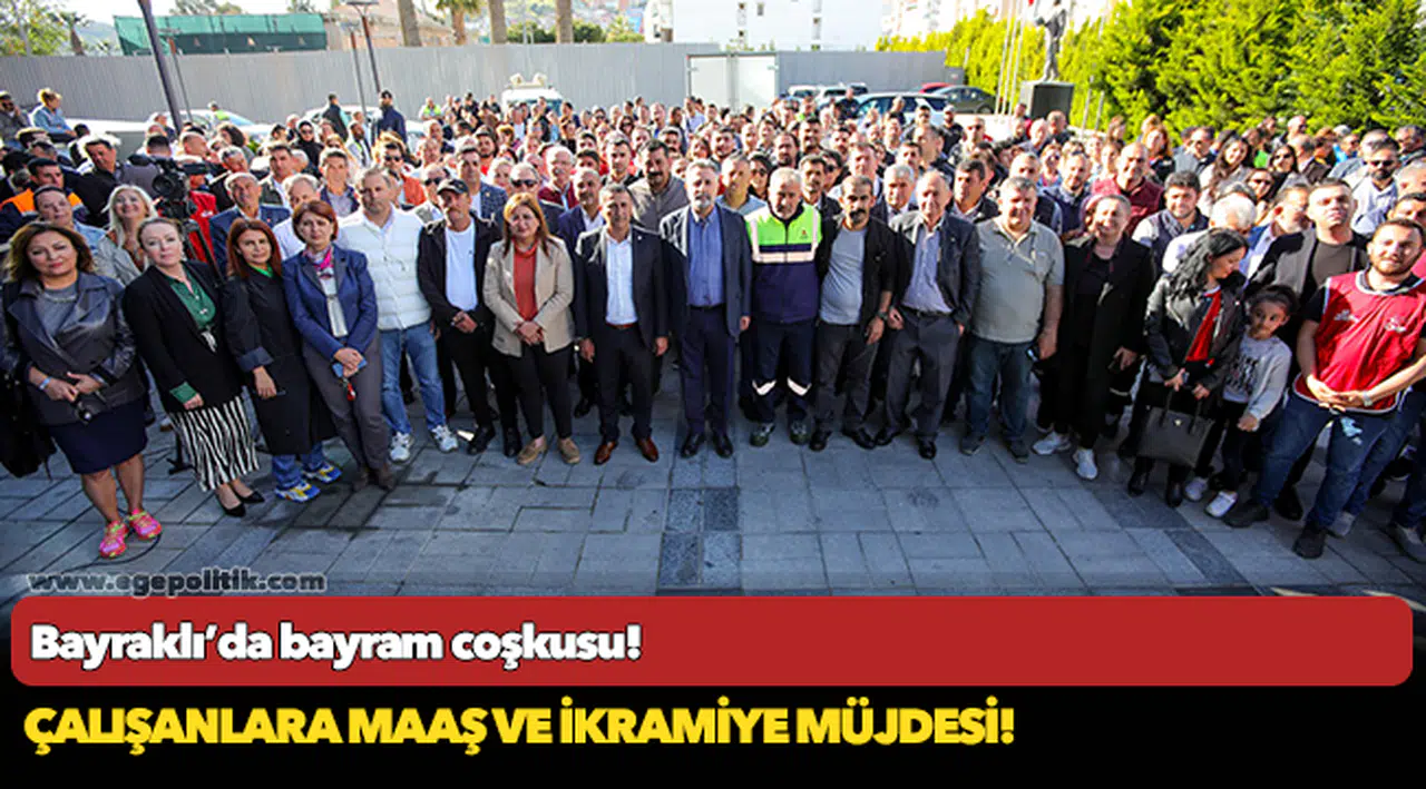 Bayraklı’da bayram coşkusu!