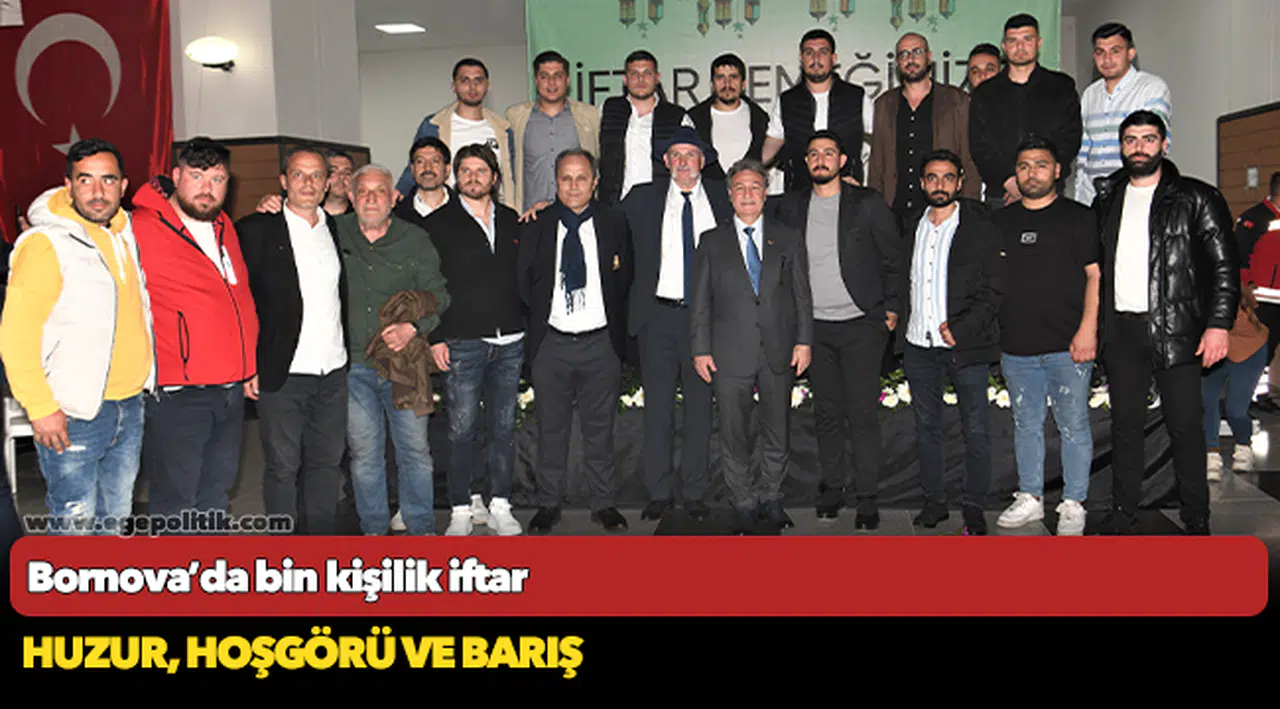 Bornova’da bin kişilik iftar