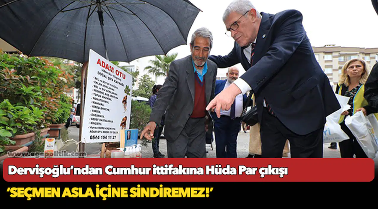 Dervişoğlu’ndan Cumhur ittifakına Hüda Par çıkışı