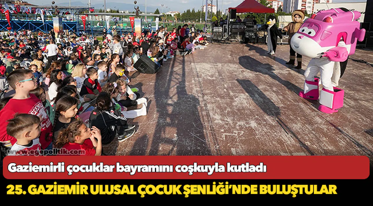 Gaziemirli çocuklar bayramını coşkuyla kutladı