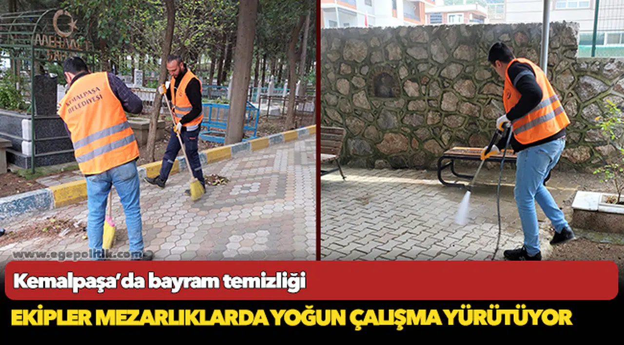 Kemalpaşa'da bayram mesaisi