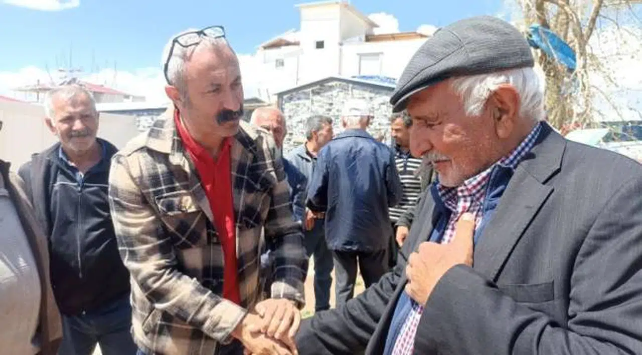Maçoğlu fırtınanın vurduğu çadır kenti ziyaret etti: 'Dayanışma devam edecek'
