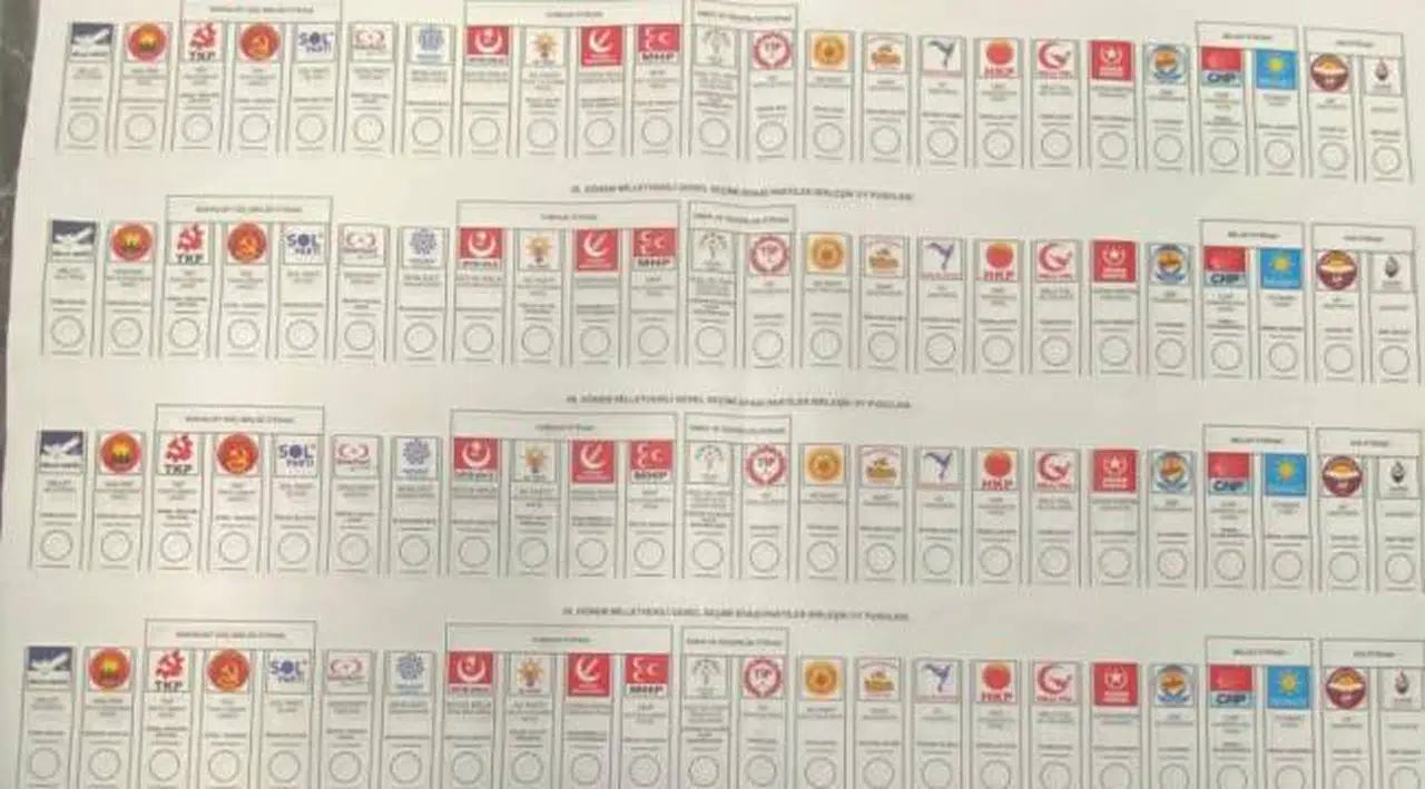 Oy pusulasını paylaştı: 'Tam bir metre'