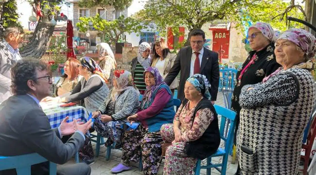 Yüksel Taşkın Karaburun'da konuştu