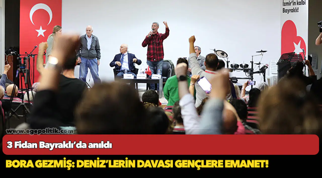 3 Fidan Bayraklı’da anıldı