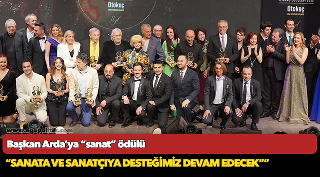 Başkan Arda’ya “sanat” ödülü