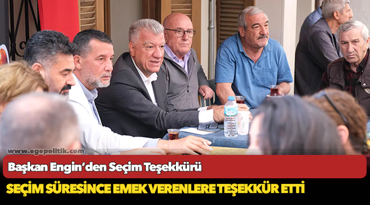 Başkan Engin’den Seçim Teşekkürü