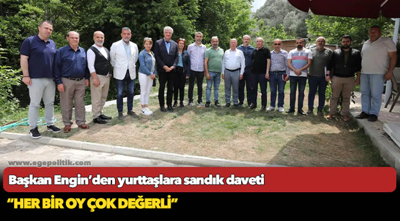 Başkan Engin’den yurttaşlara sandık daveti