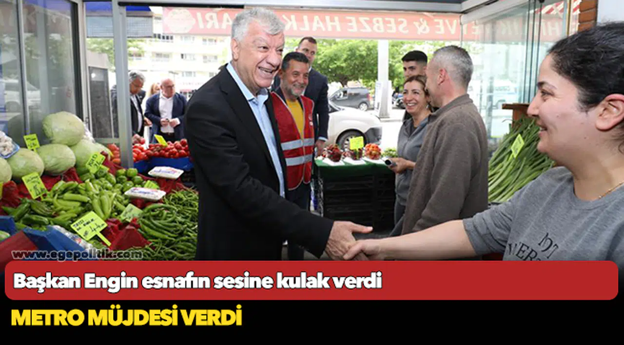 Başkan Engin esnafın sesine kulak verdi