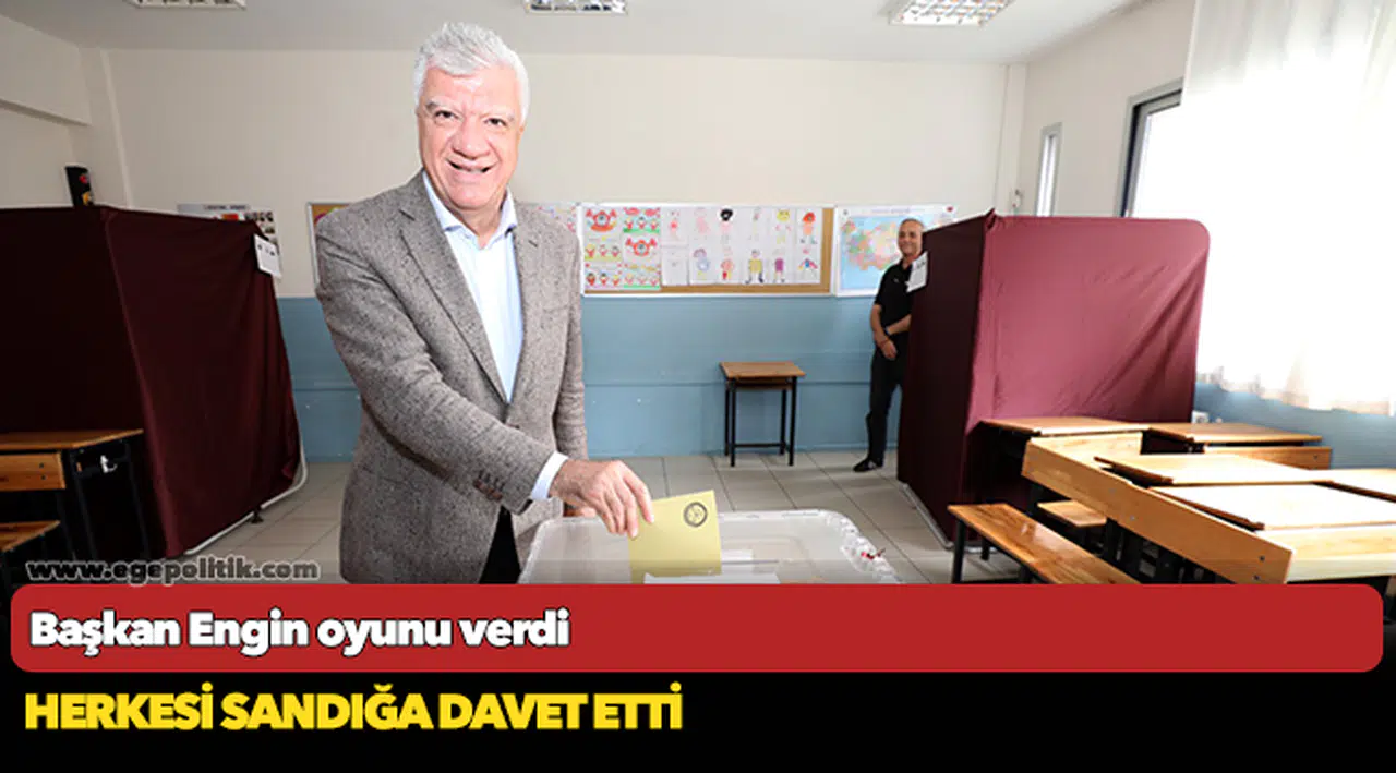 Başkan Engin oyunu verdi