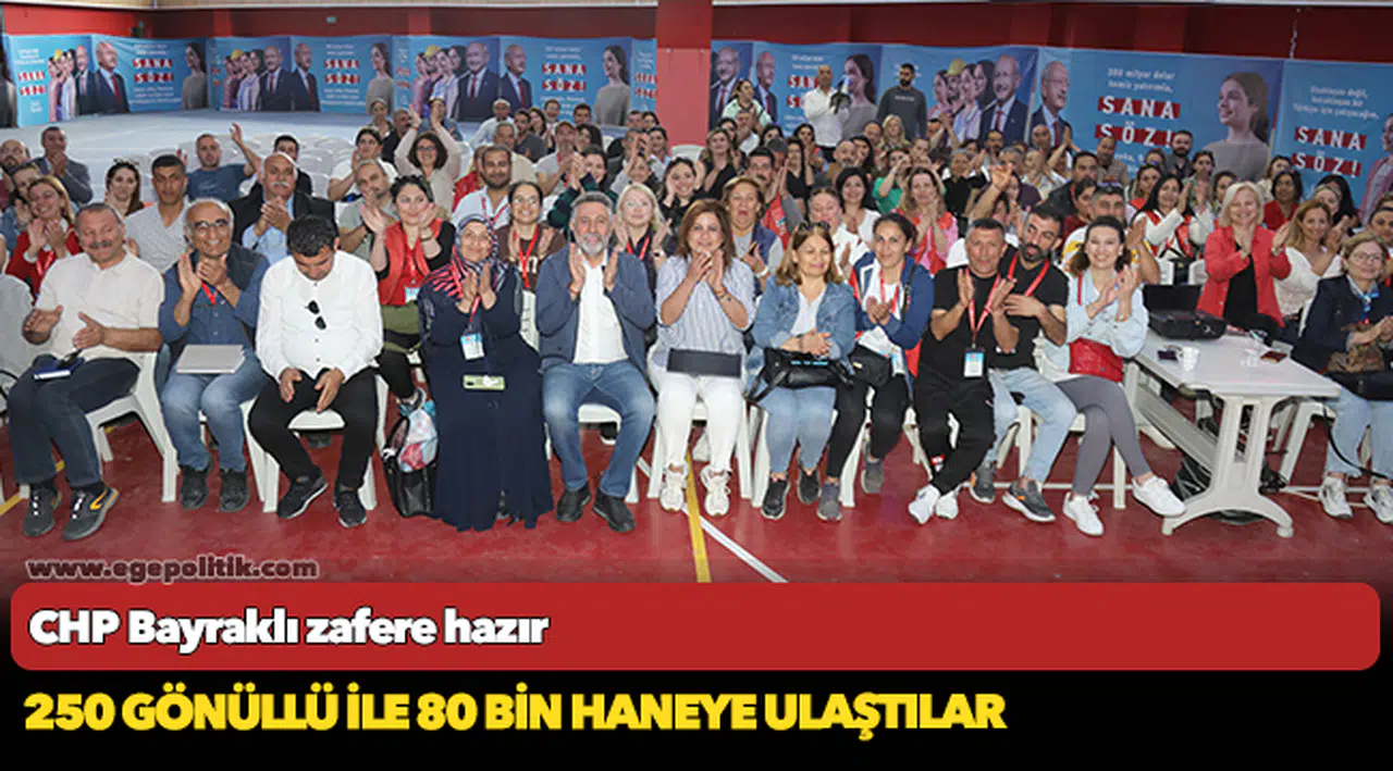 CHP Bayraklı zafere hazır