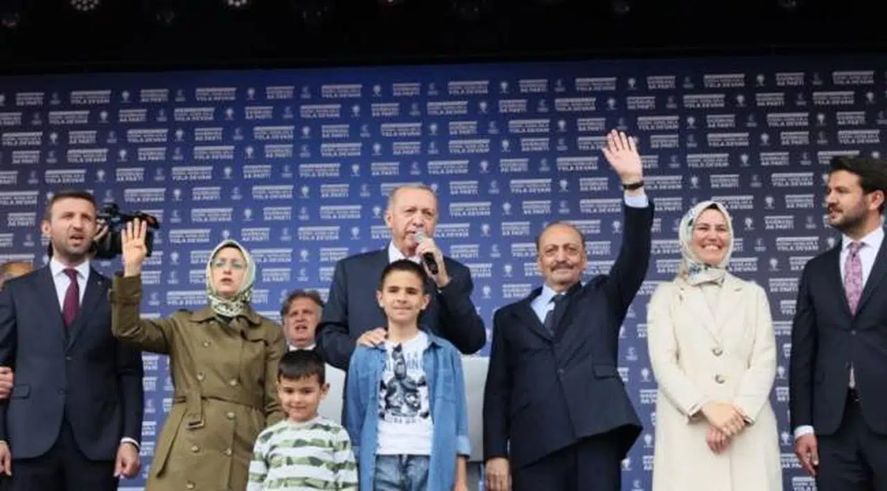 Erdoğan'ın mitinginde dikkat çeken 'İnce' anonsu
