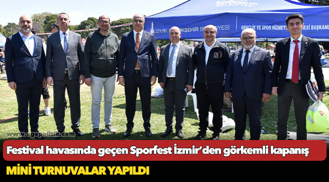 Festival havasında geçen Sporfest İzmir’den görkemli kapanış