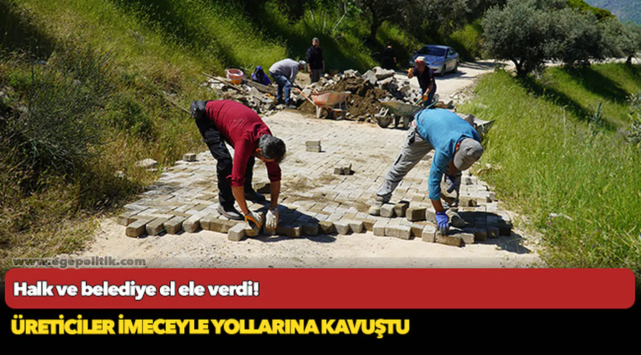 Halk ve belediye el ele verdi!