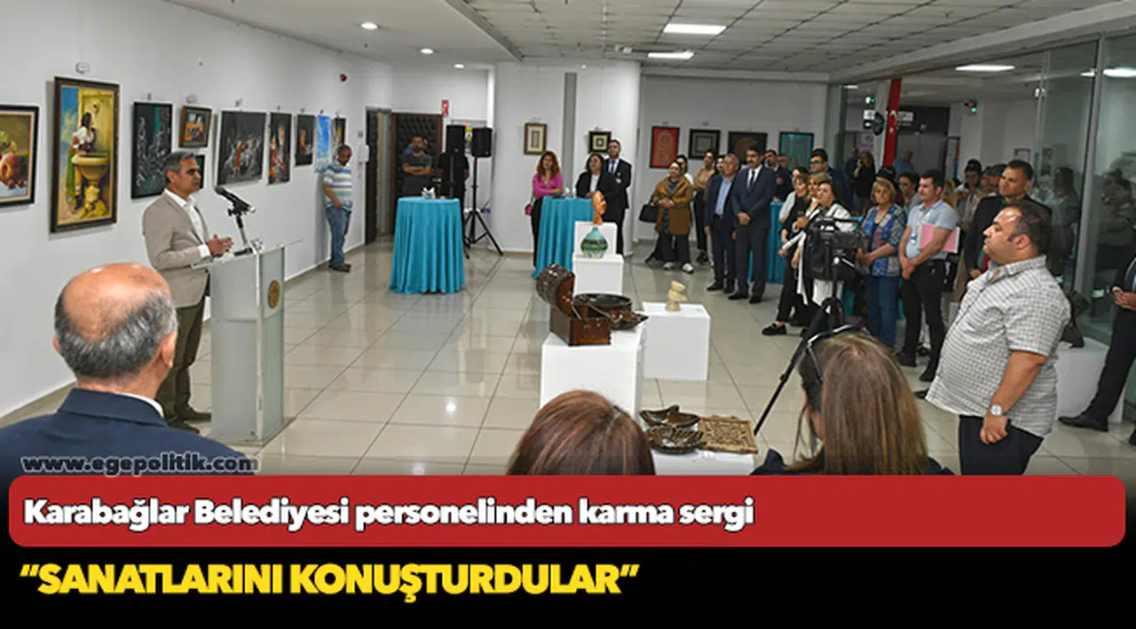 Karabağlar Belediyesi personelinden karma sergi