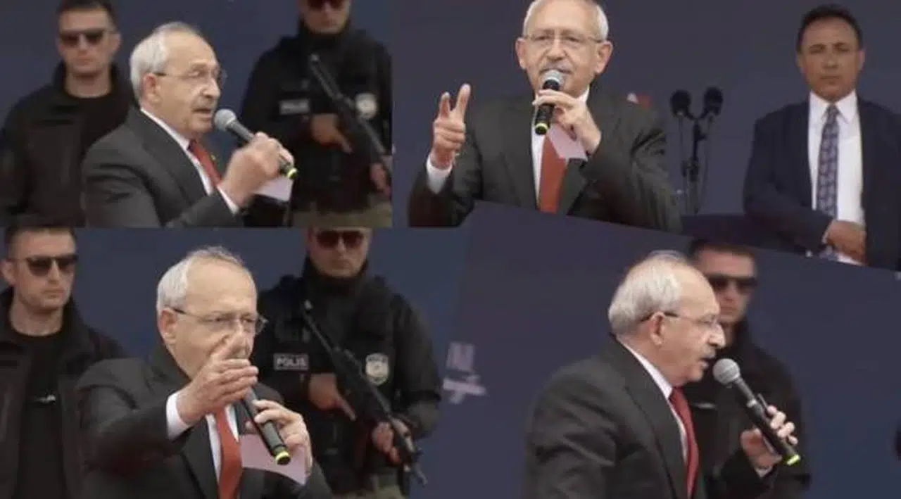 Kılıçdaroğlu Samsun mitinginde çelik yelek mi giydi?