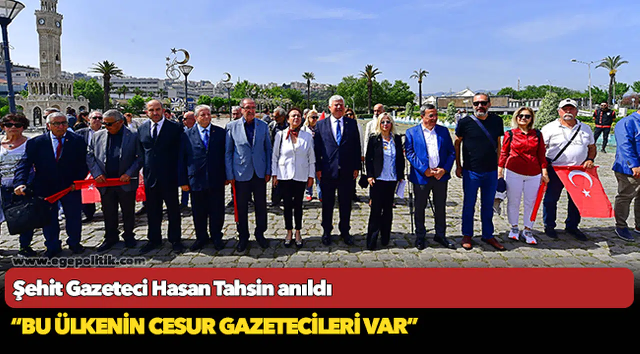 Şehit Gazeteci Hasan Tahsin anıldı