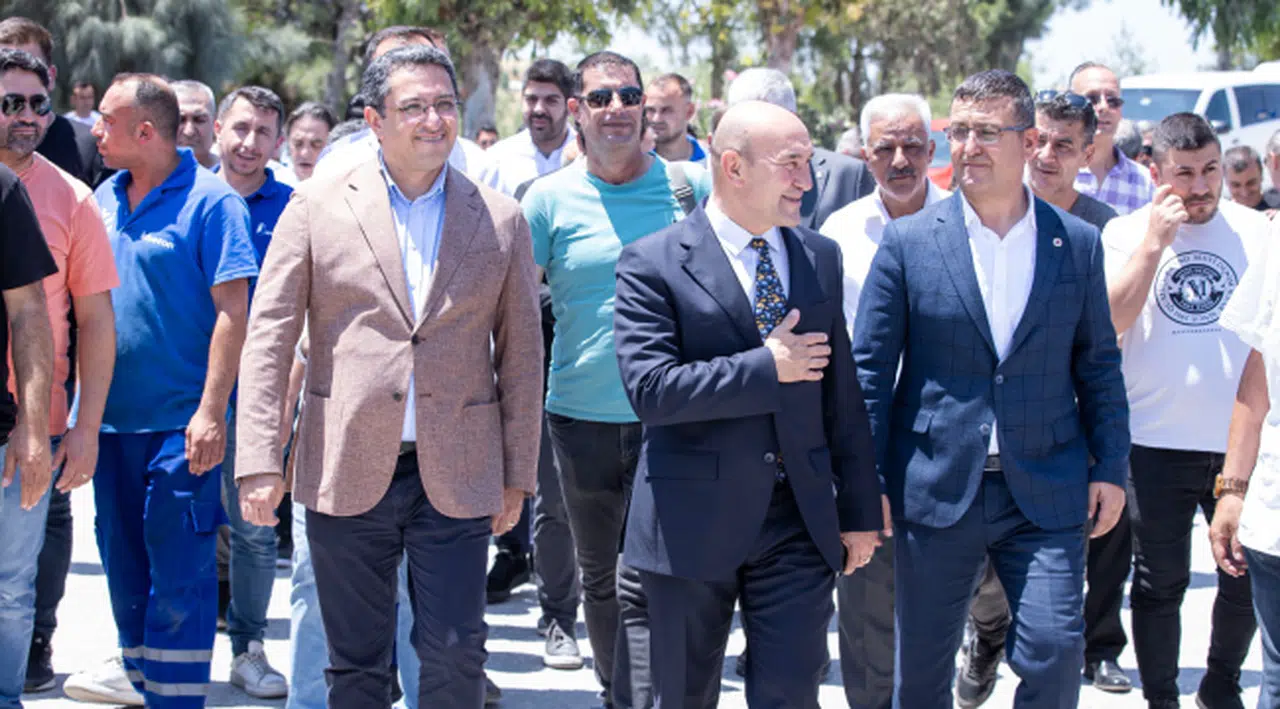 Başkan Soyer İZBETON işçilerinin bayram sofrasına konuk oldu