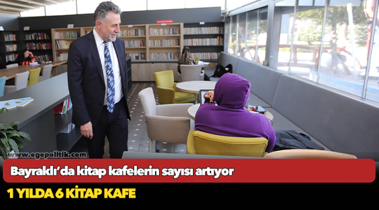 Bayraklı’da kitap kafelerin sayısı artıyor