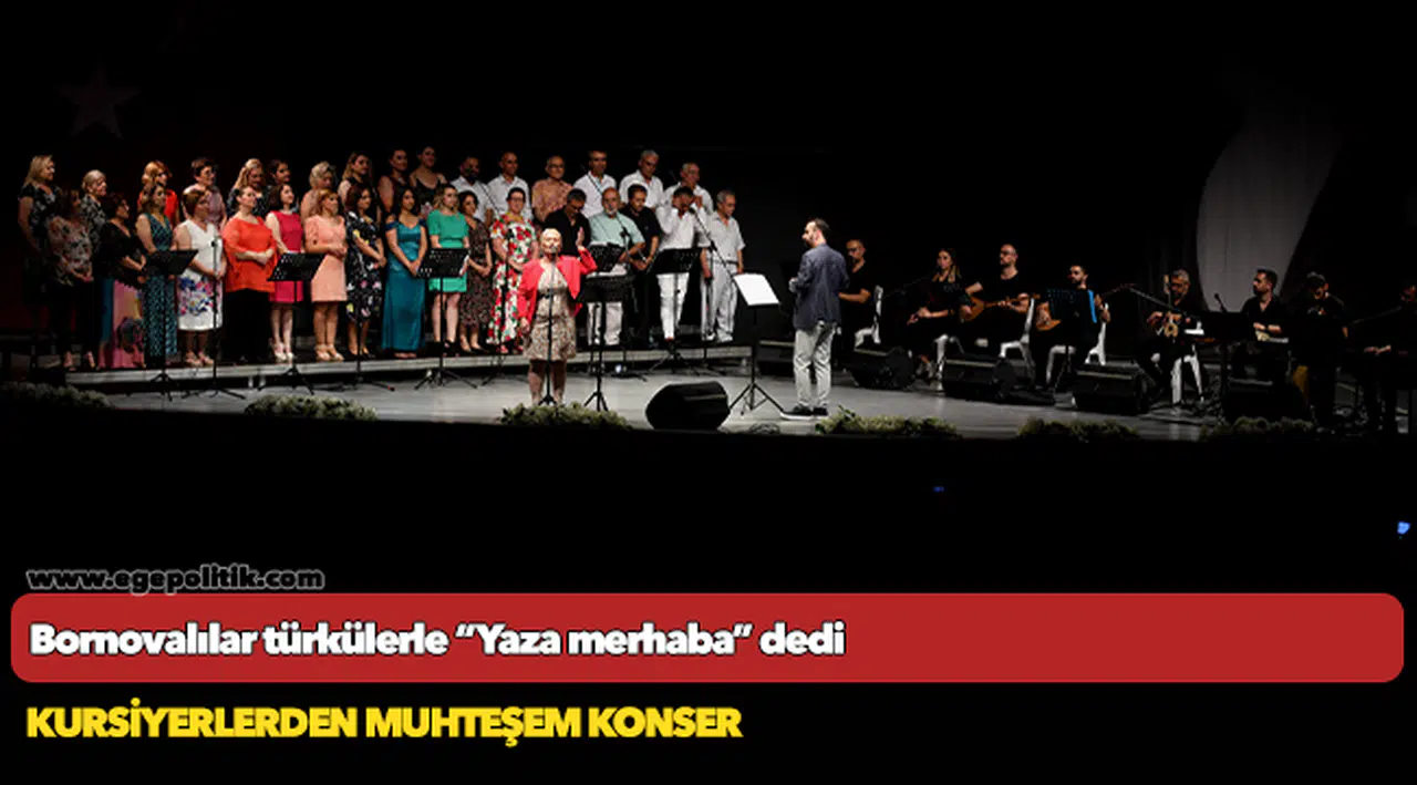 Bornovalılar türkülerle “Yaza merhaba” dedi