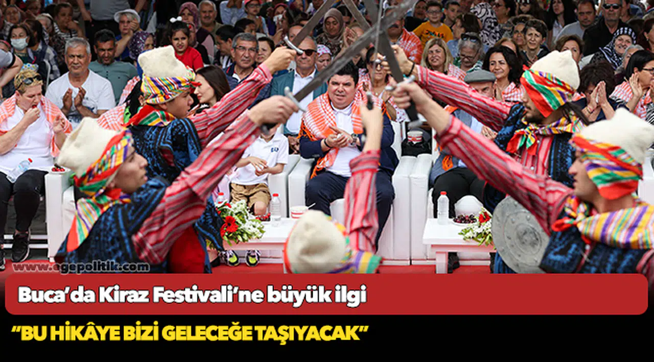Buca’da Kiraz Festivali’ne büyük ilgi
