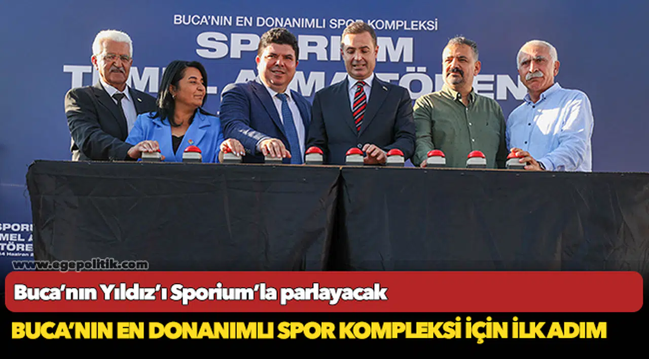 Buca’nın en donanımlı spor kompleksi için ilk adım