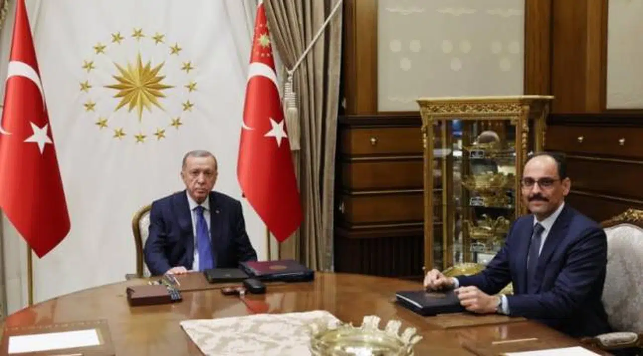 Erdoğan, MİT Başkanı Kalın ile görüştü