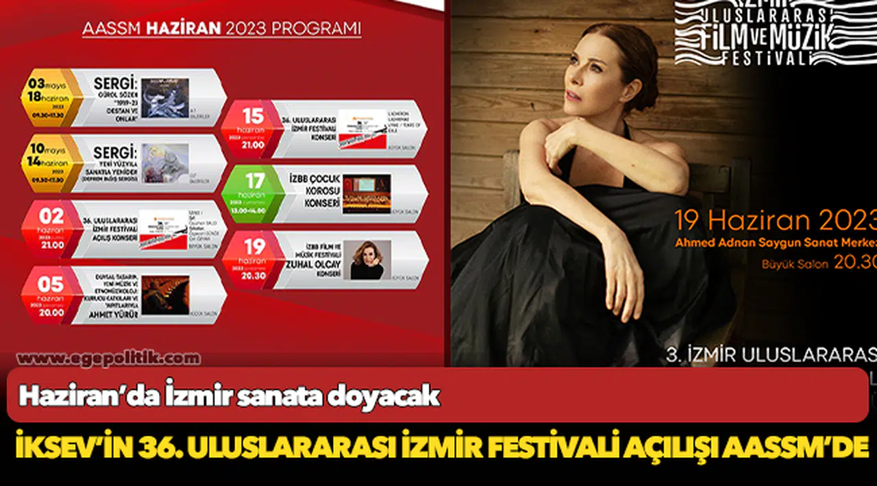 Haziran’da İzmir sanata doyacak