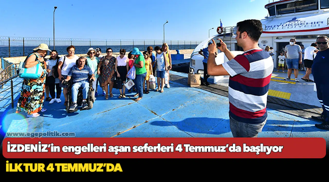 İZDENİZ’in engelleri aşan seferleri 4 Temmuz’da başlıyor