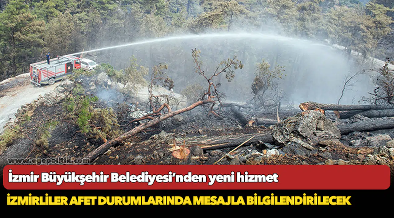 İzmir Büyükşehir Belediyesi’nden yeni hizmet