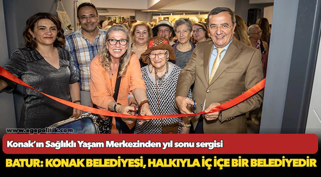 Konak’ın Sağlıklı Yaşam Merkezinden yıl sonu sergisi