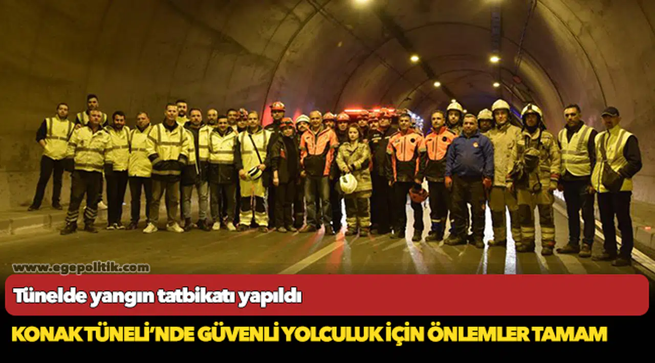 Konak Tüneli’nde güvenli yolculuk için önlemler tamam