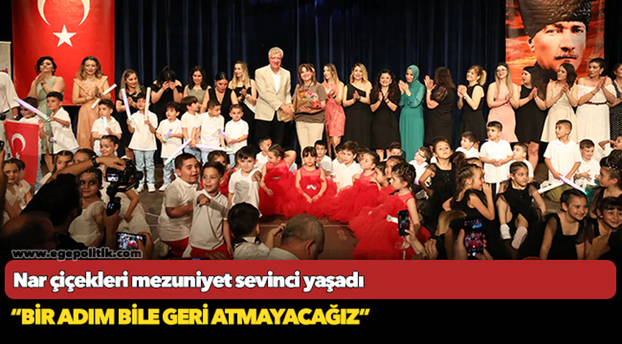 Nar çiçekleri mezuniyet sevinci yaşadı