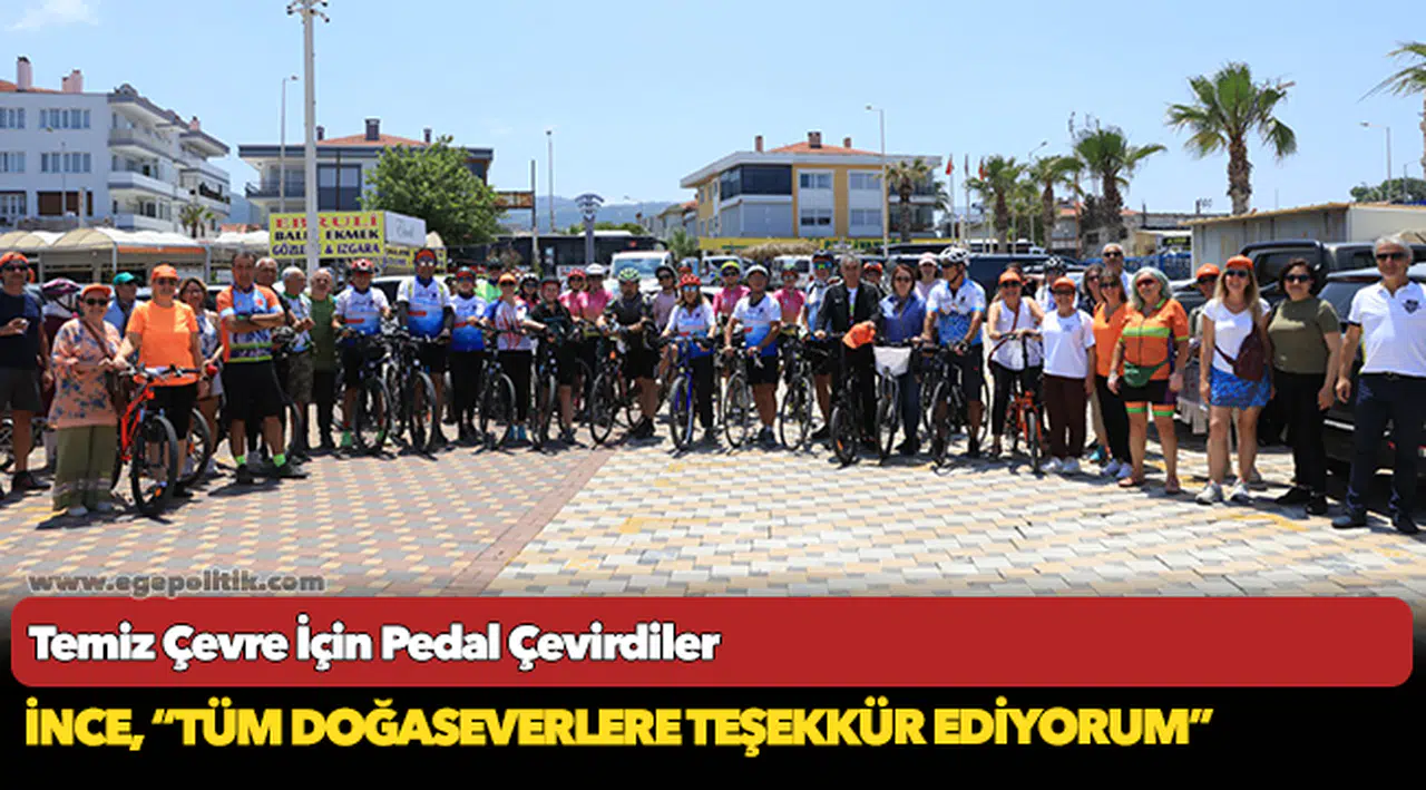 Temiz Çevre İçin Pedal Çevirdiler