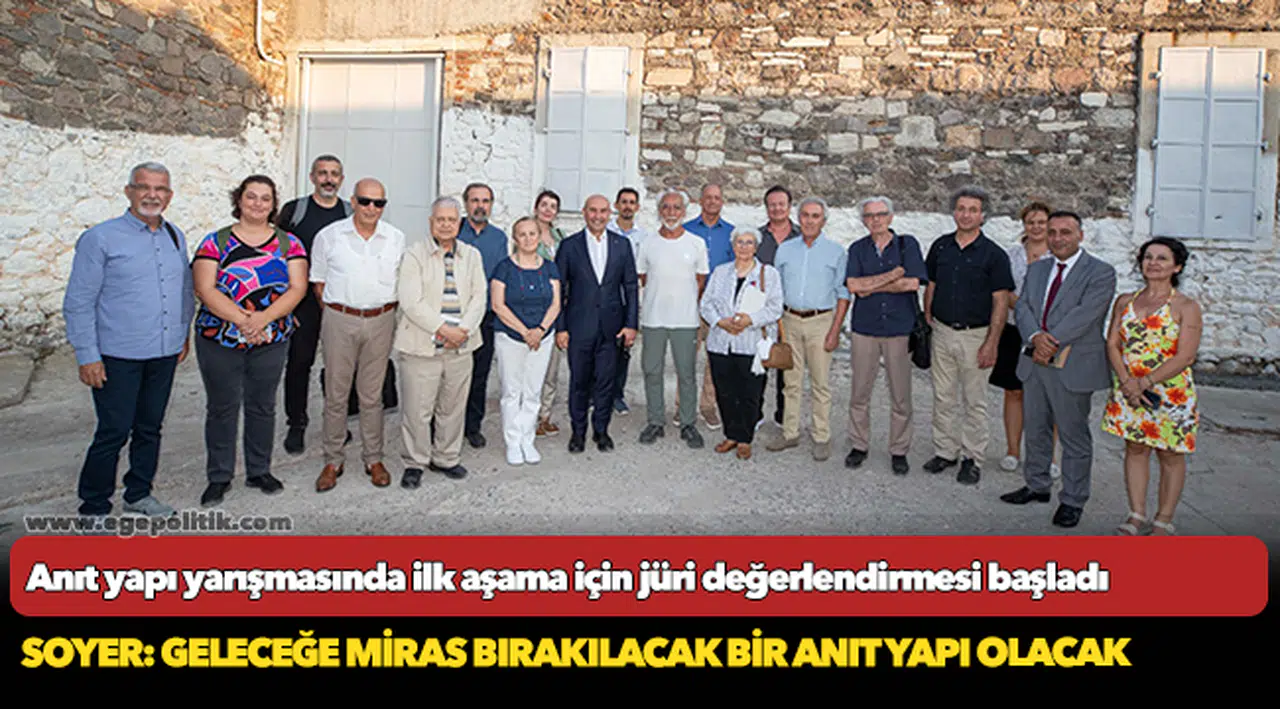 Anıt yapı yarışmasında ilk aşama için jüri değerlendirmesi başladı