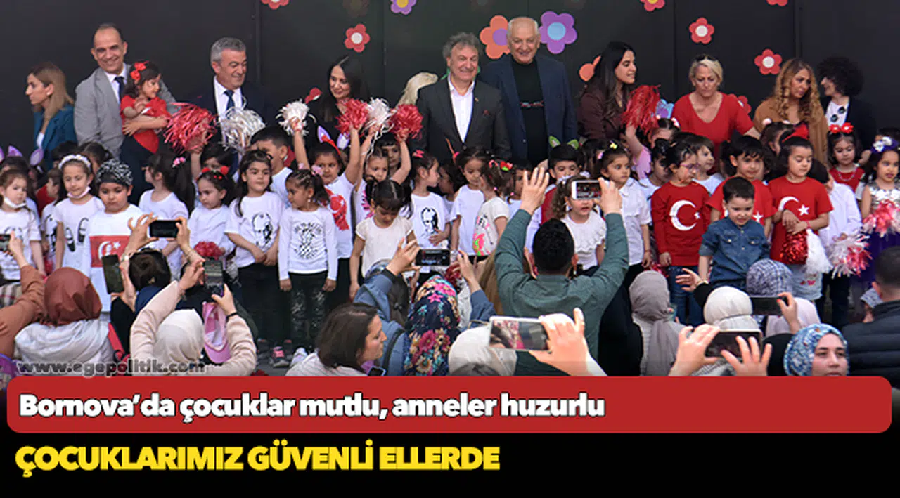 Bornova’da çocuklar mutlu, anneler huzurlu