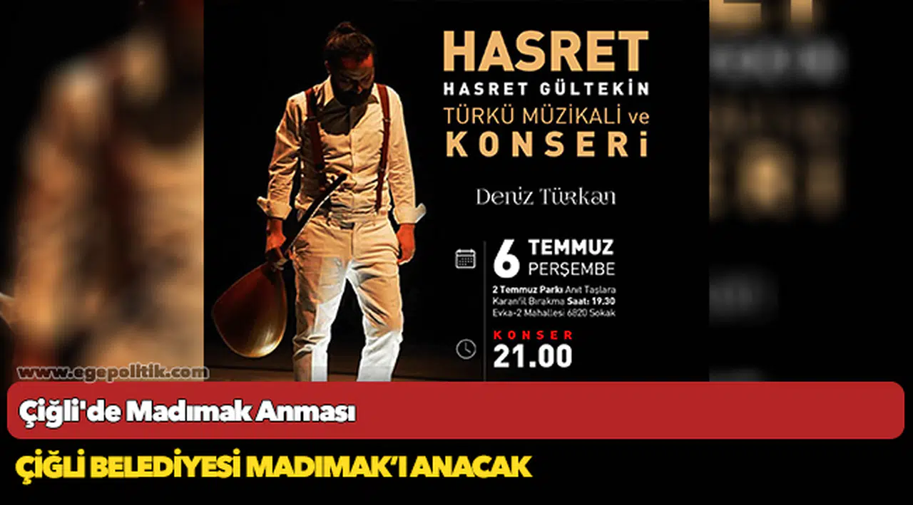 Çiğli'de Madımak Anması
