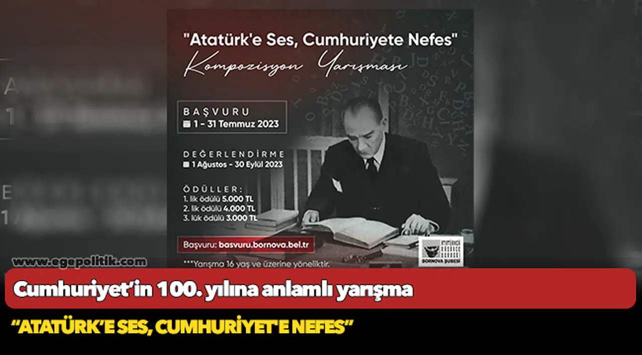 Cumhuriyet’in 100. yılına anlamlı yarışma